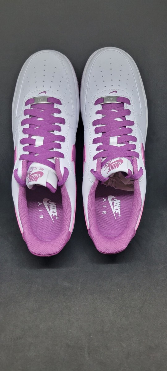 Nike Air Force 1 '07 Shoes White Light Bordeaux Men's DH7561 Nike Air Force 1 '07 Shoes White Light Bordeaux Men's DH7561