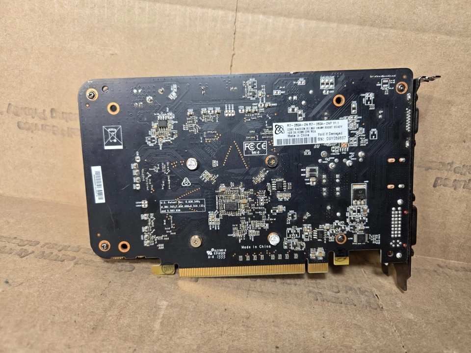 XFX R7 250 AMD Radeon Core Edition 1GB DDR5 Tested-Good FREE SHIPPING AND RETURN - Image 4 of 4