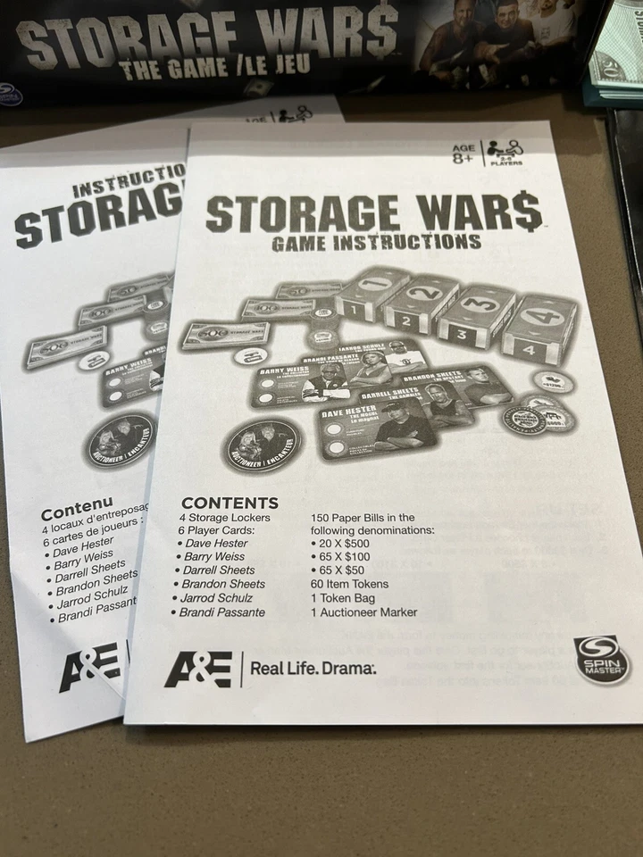 Storage Wars The Game Go Bid or Go Home Complete 2012 A&E Spinmaster - Image 2 of 4