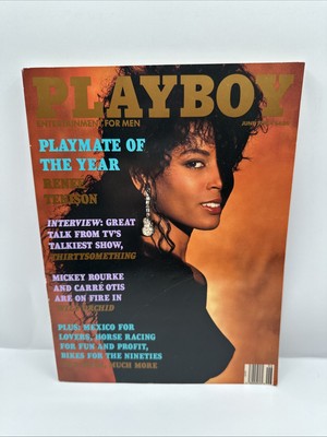 Playboy Magazine June 1990 Playmate of the Year Centerfold Renee Tenison