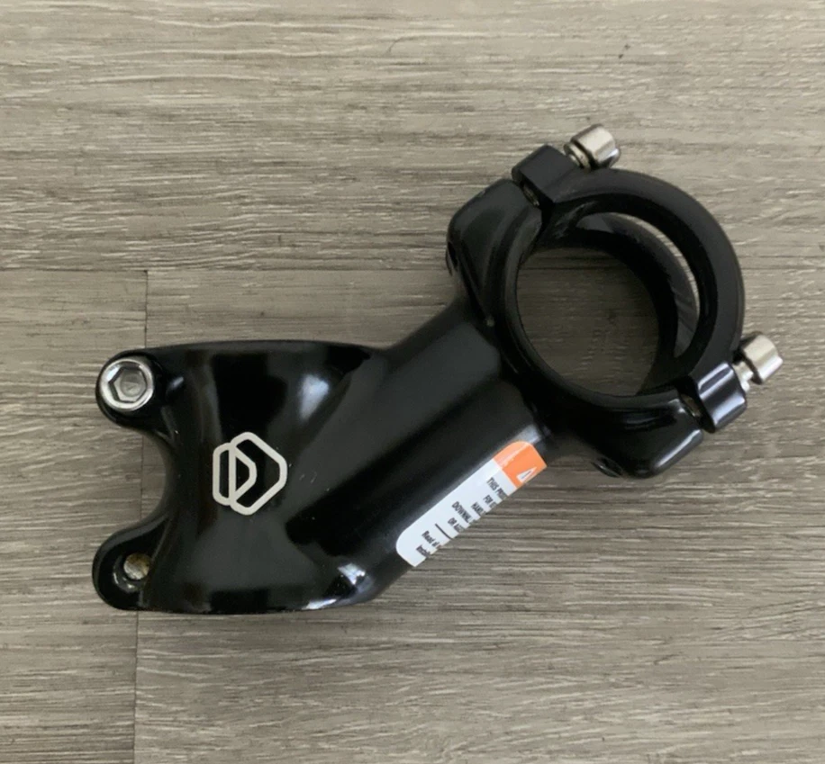 Potence Vélo 1-1/8 X 65 Mm – Noir – 31,8 Mm – 6° – Alu – Sans Marque