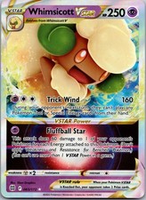 Whimsicott VSTAR 065/172 Brilliant Stars Holo VSTAR Rare Pokemon Near Mint