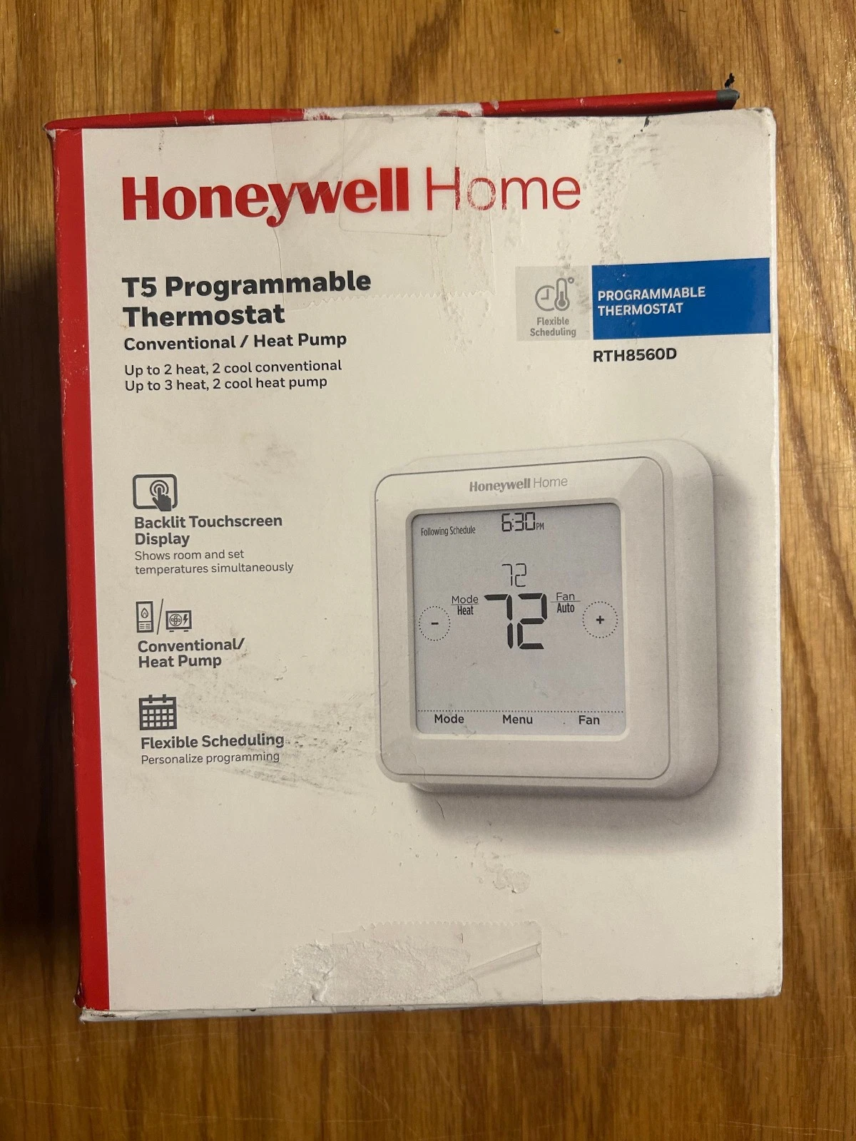 Honeywell T5 (RTH8560D) 7 Day Programmable Thermostat
