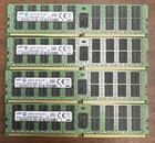 New ListingLot of 4 SAMSUNG 16GB PC4-2133P 2RX4 DDR4 ECC RAM RDIMM M393A2G40DB0-CPB