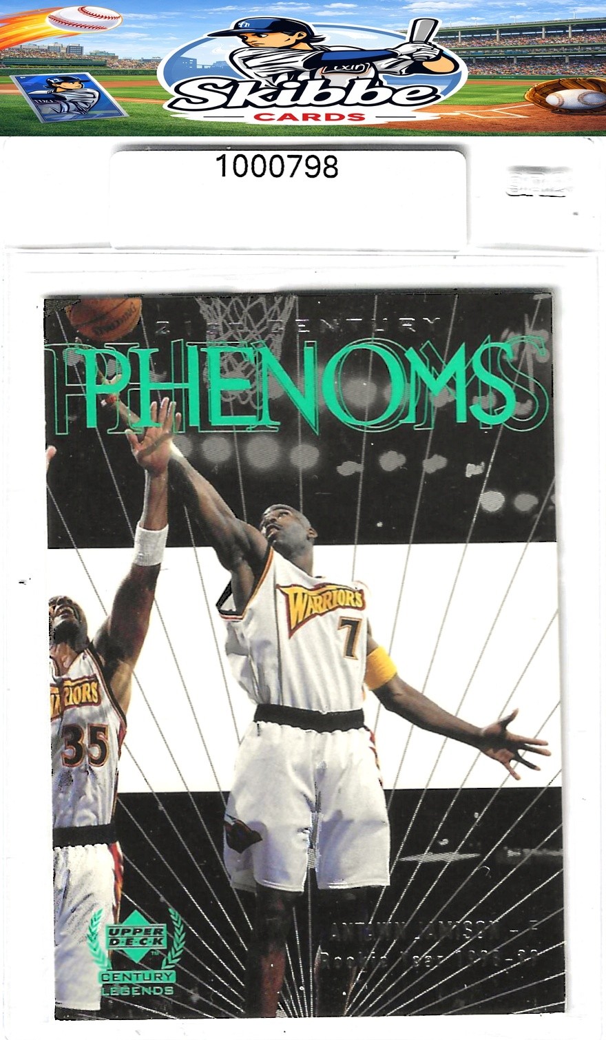 1998-99 Upper Deck Century Legends #60 Antawn Jamison