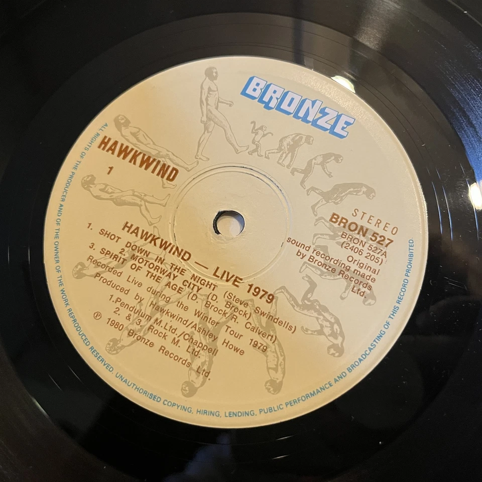 [ROCK/POP]~EXC LP~HAWKWIND~Live Seventy Nine~[1980~BRONZE~Issue]~UK IMPORT~ - Image 4 of 4