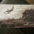 Dambuster WW2 WWII 617 Sqn RAF Lancaster photo multiple signed