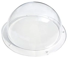 SUPREMETECH Acrylic Dome/Plastic Hemisphere - Clear - 6" Diameter, 1/2" Flang...