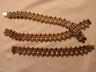 Vintage Rare Artel Signed Gold Tone Chocker Necklace And Bracelet Set — photo 4