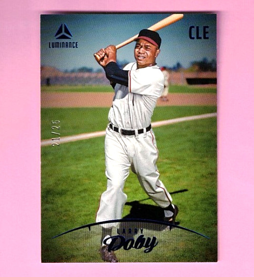 Larry Doby 2023 Panini Luminance #8 HOF #d /25 B321