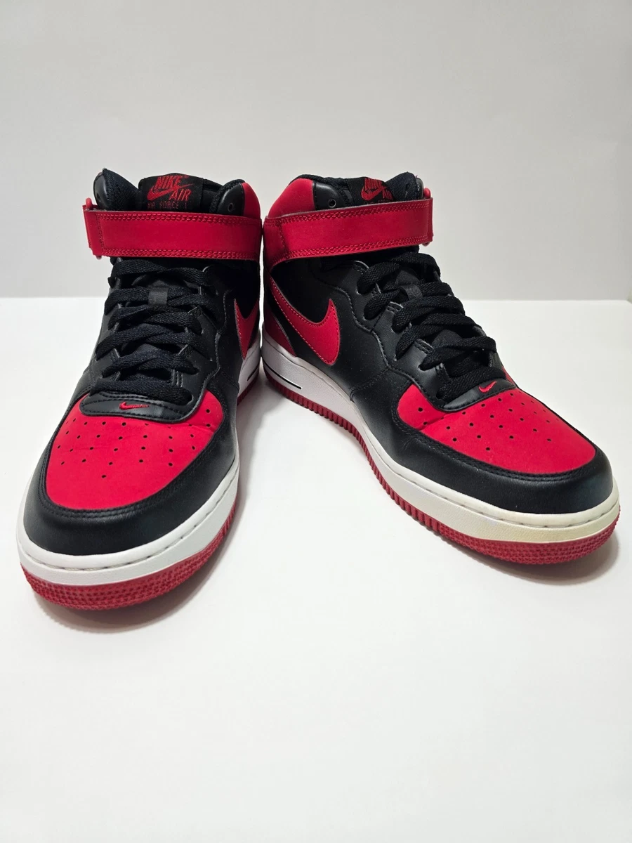 25+ Nike Air Force 1 Mid Black Red' for sale | Updated Oct 2026