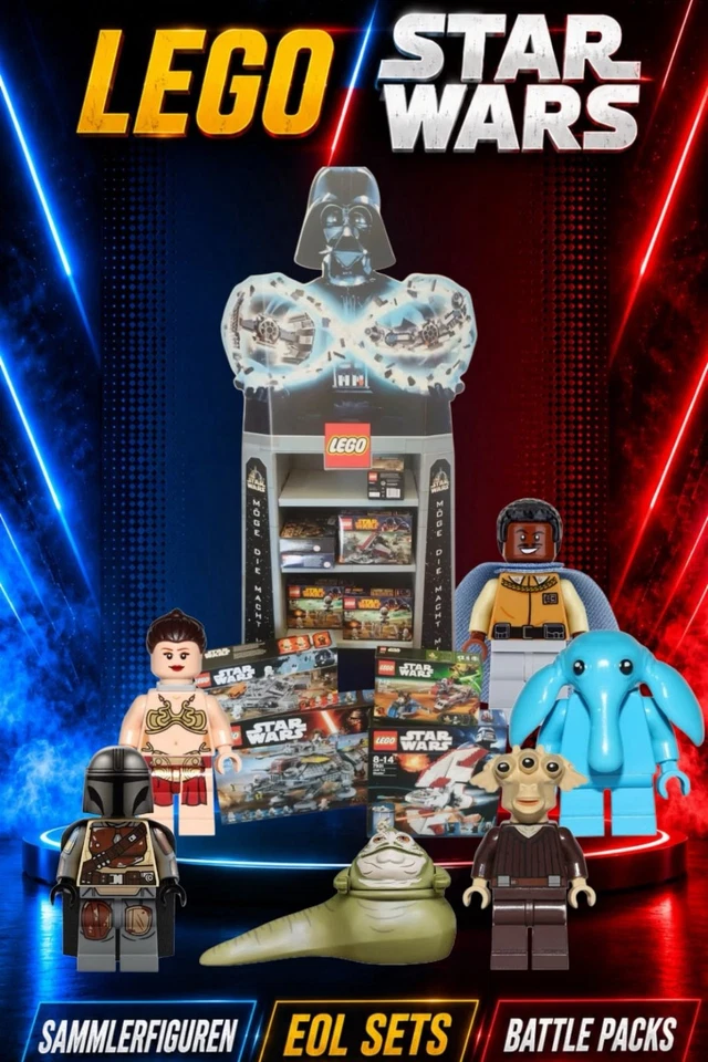 LEGO Star Wars Live-Verkauf | Neuwertige Sammlerfiguren und Set Openings!