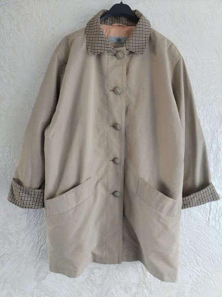 Women Aquascutum Trench Coat Beige Cotton XXXL