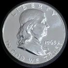 1963 Franklin Half Dollar Silver Proof