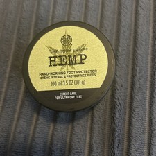 Image of BODY SHOP HEMP HARD WORKING FOOT PROTECTOR 100ml original formula Freepost