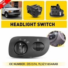 Headlight Switch For 2000-2003 Ford F-150 Expedition Black DS1374 YL3Z11654AAB
