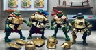 Teenage Mutant Ninja Turtles Knights Gold Armor RARE Set Incomplete 2004 Vintage