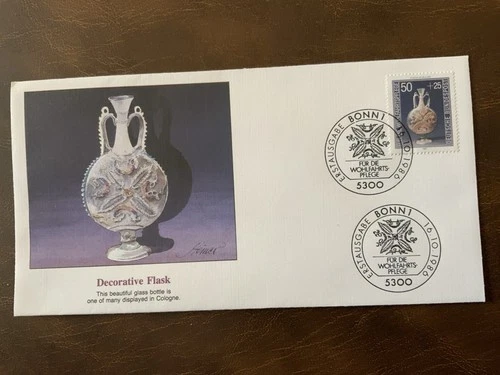 Germany 1986 #B647-B650 Glassware - 5 Fleetwood FDCs