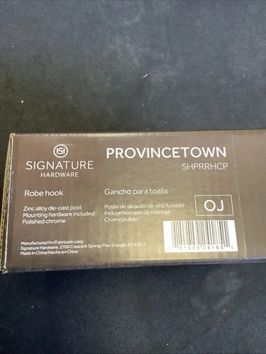 Signature Hardware Robe Hook. Polished Chrome. SHPRRHCP A8 - Picture 6 of 6