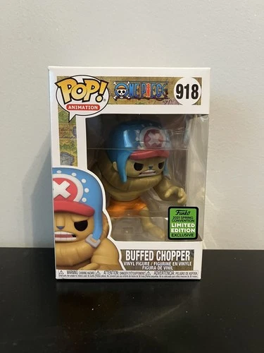 Funko Pop! One Piece - Buffed Chopper #918 Spring Convention w/ Protector!!