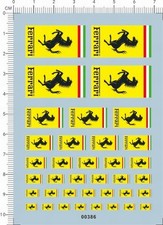 Decals Ferrari For Different Scales Model Kits 00386