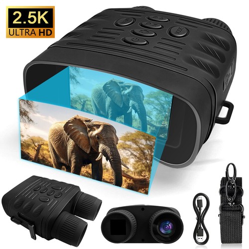 1080P Binoculars 2.5K 30MP Infrared Night Vision Goggles Hunting Video Recording - Picture 23 of 24