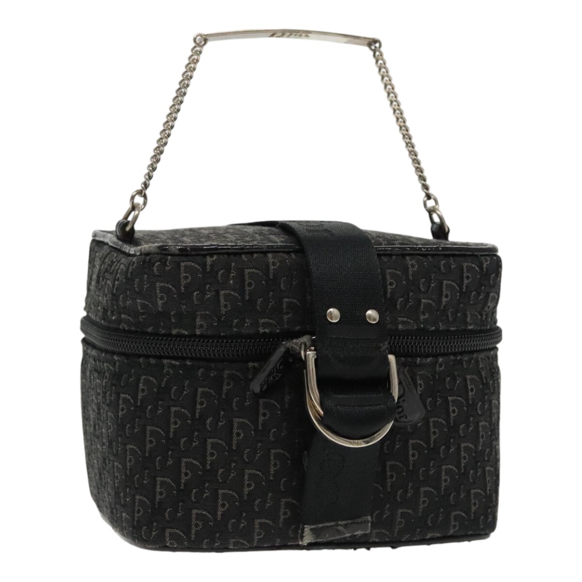 Christian Dior Trotter Canvas Vanity Cosmetic Pouch Black Christian Dior Trotter Canvas Vanity Cosmetic Pouch Black