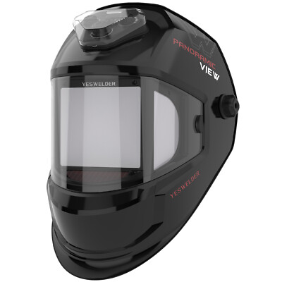 Auto Darkening Welding Helmet, Large Viewing True Color 6 Arc Sensor Welder Mask