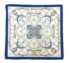 Carre 100% Silk Scarf 16" 40cm France New Hermes "Eperon D’or" Golden Spur Petit