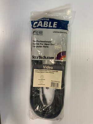 Startech 50FT Coaxial S-Video Cable M/M