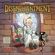 👑 DISENCHANTMENT 2021 WALL CALENDAR RARE FACTORY-SEALED NEW Simpsons FUTURAMA