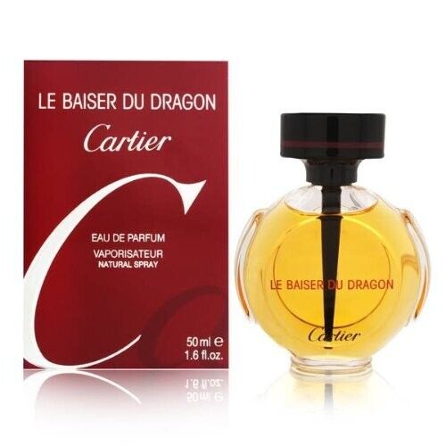 Le Baiser Du Dragon Cartier 50ml EDP Spray Sealed First Version Vintage Rare - Picture 1 of 1