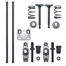 Valve Spring Rocker Arm Push Rod Guide Plate Kit For Honda GX160 GX200 5.5 6.5HP
