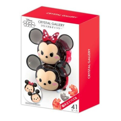 HANAYAMA Tsum Tsum Mickey & Minnie Crystal Gallery 41pieces Disney 3D Puzzle