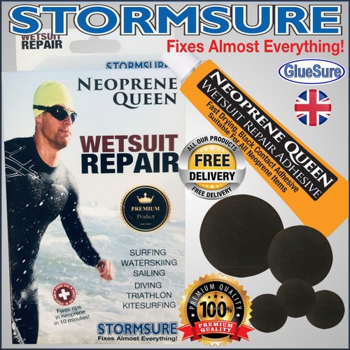 Stormsure WET SUIT REPAIR KIT WITH NEOPRENE QUEEN 15g GLUE & PATCHES