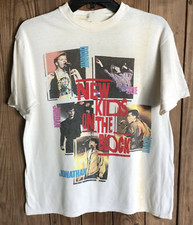 New Kids on the Block Men  s T-Shirt Vintage Hangin  Tough World Tour