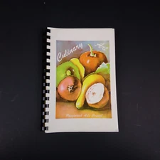 VTG 1987 Culinary Art Pasquotank Arts Council Cookbook Elizabeth City NC