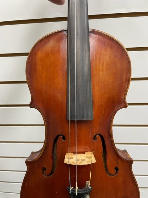 J.F. Lott Maker London Violin W/ Golden Strad Bow 4/4 Size