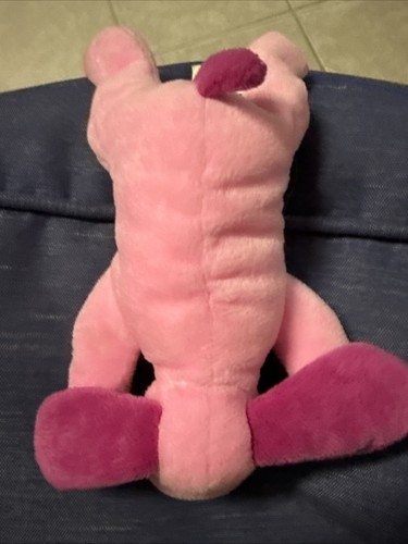 TY Bow Wow Beanie Collection Pink Puppy Dog Plush Squeaky Toy NWOT Collectible - Picture 2 of 17