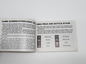 Godzilla Nintendo NES Manual Folleto Manual FRA