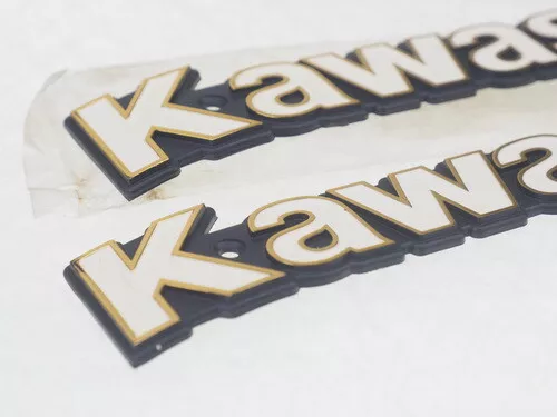 Kawasaki GTO KH110 KH125 KZ Fuel Tank Emblem Badge 56014 NEW L.C.K. - Image 2 of 4