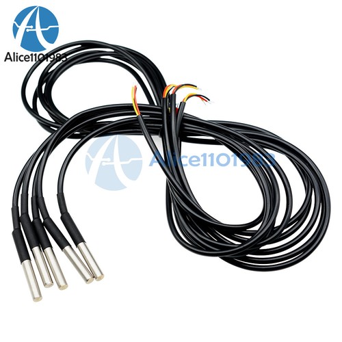 1Pcs Waterproof Digital Thermal Probe or Sensor DS18B20 Length：1M - Picture 6 of 7