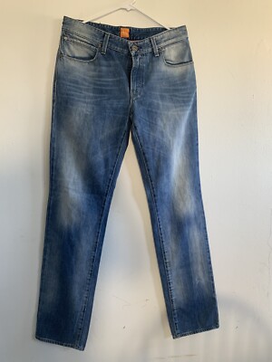 HUGO BOSS Orange 63 Slim Fit Denim Jeans Mens 33x34
