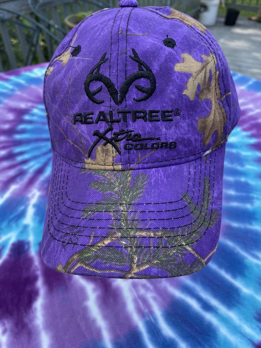 帽子 fuckthisindustry REALTREE HAT PURPLE Real Tree Purple Camo Ball Hat Cap Xtra Colors w Black Logo