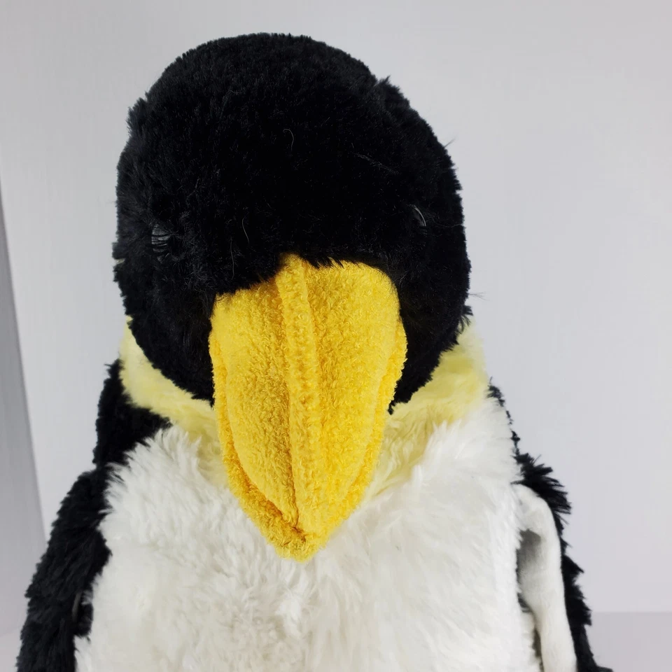 Adventure Planet Penguin 毛绒黑色白色填充动物 17 英寸超柔软 2013 — 第 3/4 张图片