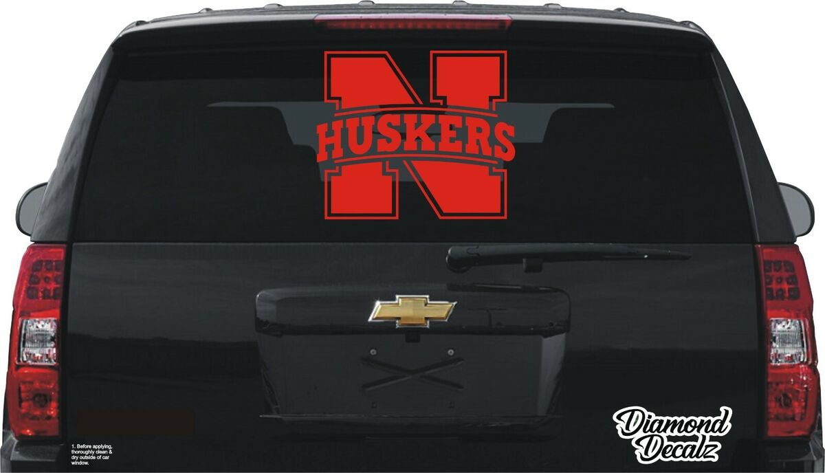 Nebraska Cornhuskers Huskers Football Vinyl Decal Car Truck Logo Window  Sticker