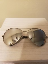 Aviator sunglasses metal frame lightweight unisex reflective lens max protection