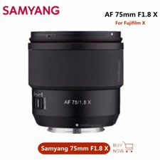 Samyang AF 75 mm F1.8 X obiettivo obiettivo messa a fuoco automatica per Fuji X Mount X-T3 X-T4 X-T10/20