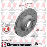 Zimmermann Bremsscheibe Ø330 BelüFtet Hinten Links FüR Porsche 911 991 997 996