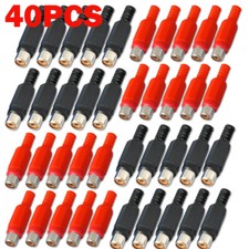 40 PC Solder RCA Plug Female Audio Video Adapter Connector Professional